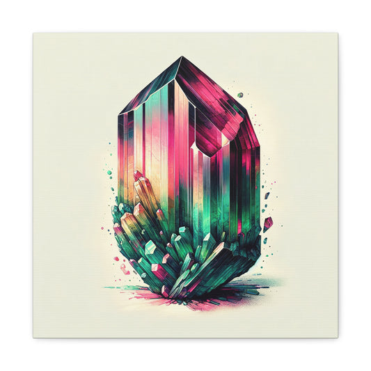 "Sweet Watermelon Tourmaline" - Canvas 2 of 2