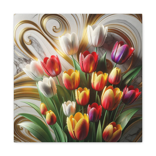 Canvas - Botanical Tulips Style 1