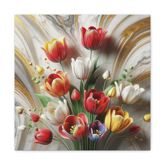 Canvas - Botanical Tulips Style 2