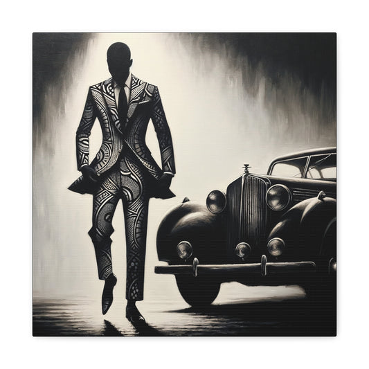 "The Gentleman's Departure" Canvas