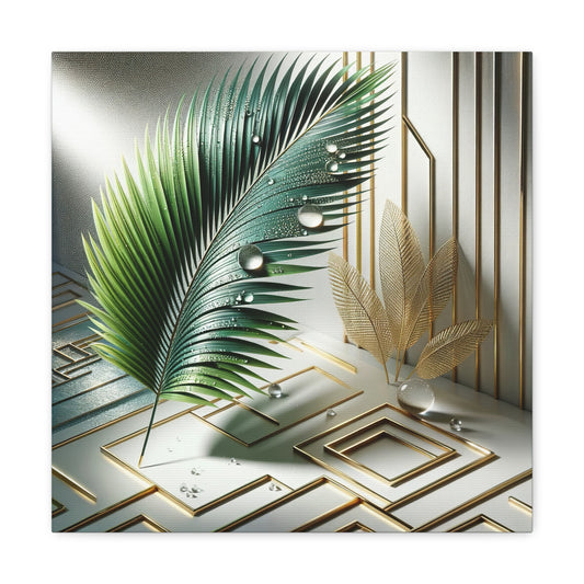 Canvas - Botanical Palm Leaf Style 5