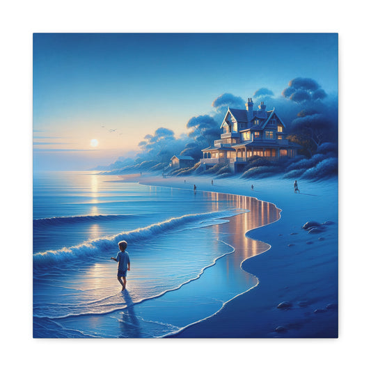 "Joyful Seaside Escapade" Canvas