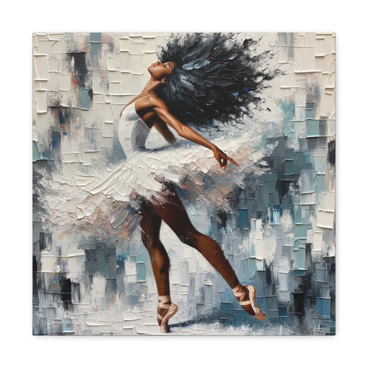 "Eboné en Pointe" Canvas