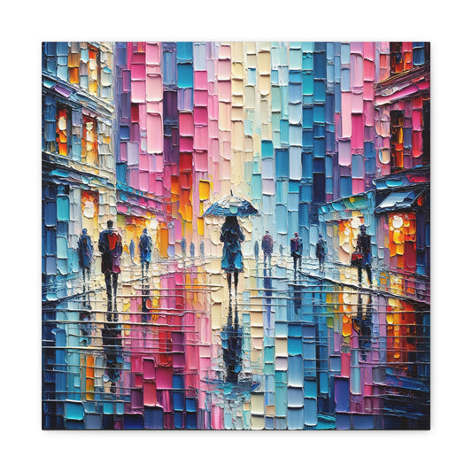 "Reflections In Rain" - Canvas